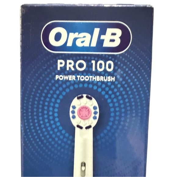 Oral-B PRO 100 3D White Battery Toothbrush New in Box with Brush Head & Batterie - Picture 8 of 14
